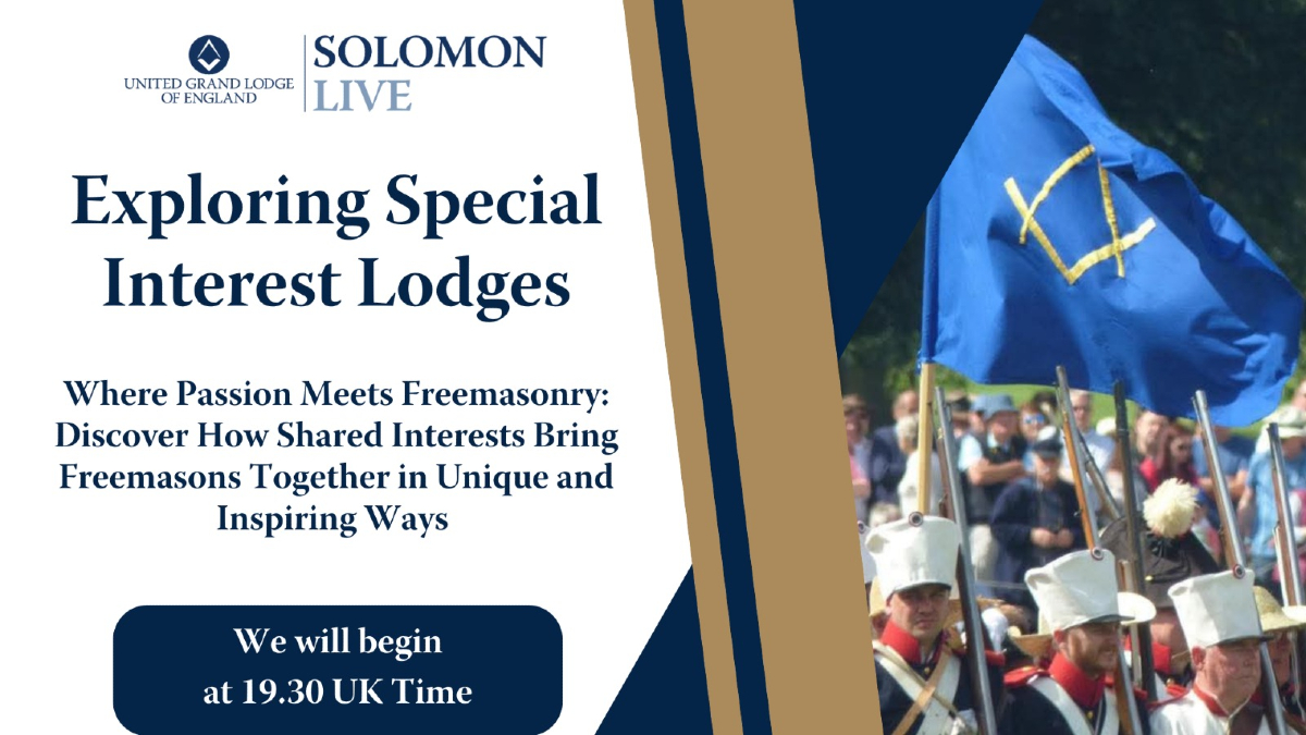 The next Solomon Live webinar is today at 19:30! ✨

Tonight, Brody and his panel - featuring members from the Musket, Pike &amp; Drum Lodge, the Cycling Lodge, the Country Sports Lodge, and the Photography Lodge - will explore the fascinating world of Special Interest Lodges and the