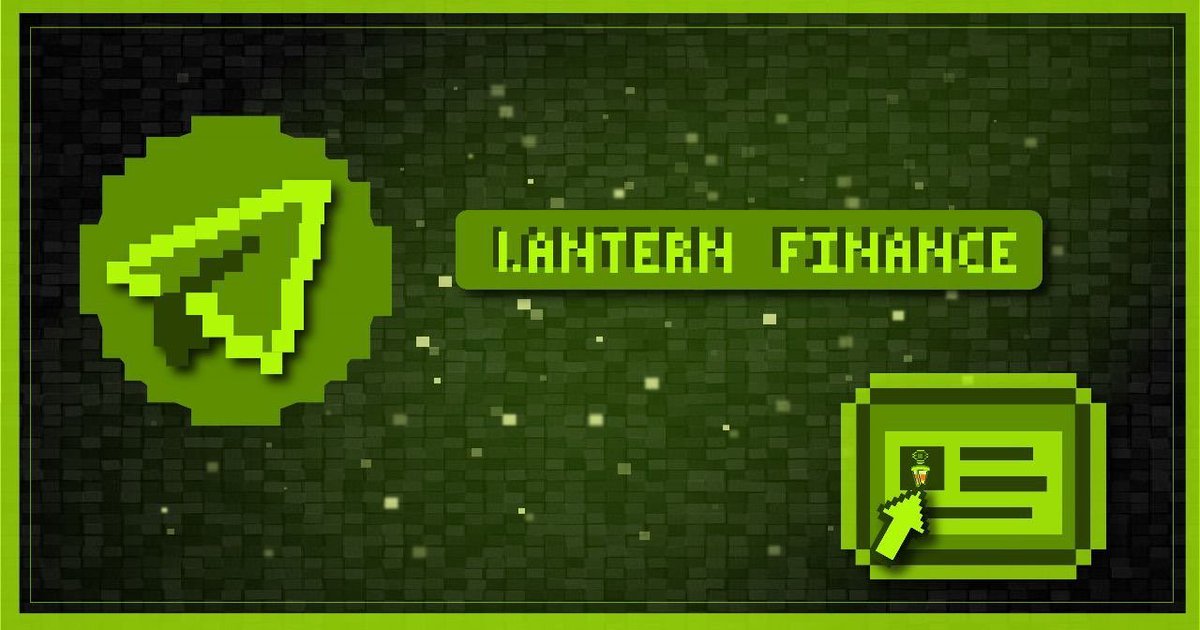 🌑 Navigating yields opportunities doesn't have to be a labyrinth.

With Lantern Finance, find clarity in the shadows of @Soniclabs.  

Join the enlightened: t.me/LanternFinance

Step into the light! 🕯️