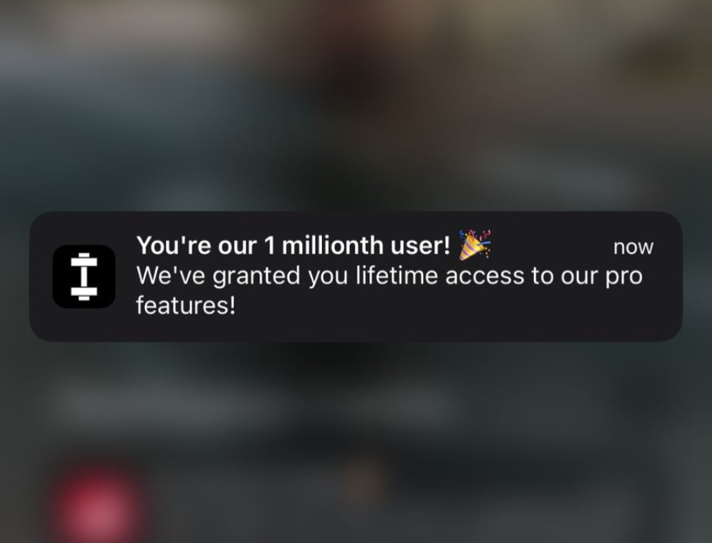 1 million users, bootstrapped by 3 guys from the UK 🇬🇧

Last year, I left McKinsey to join Stronger—the world's best workout tracker—with my brother Joseph and friend Jack (<a href="/JackFullertonn/">Jack Fullerton</a>). We're building Strava for strength. 

To celebrate hitting 1M users (thank you God 🙏),