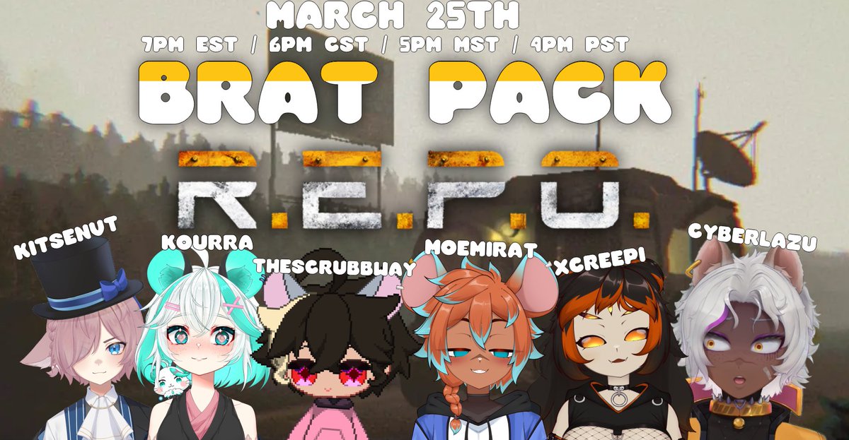 Brat Pack REPO Collab at 7pm EST today with all these cool beans YIPPEE