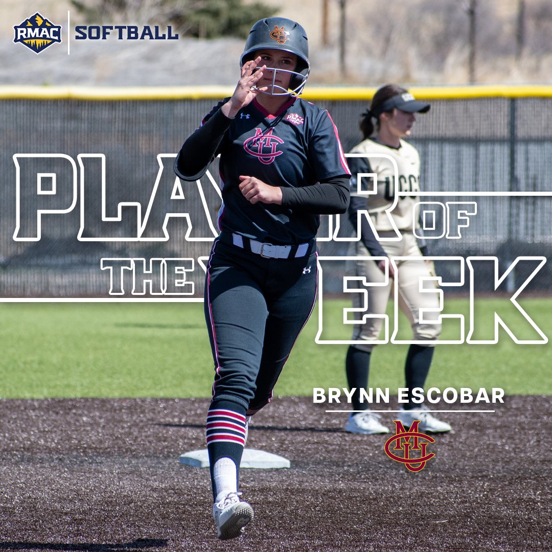 𝙋𝙡𝙖𝙮𝙚𝙧 𝙤𝙛 𝙩𝙝𝙚 𝙒𝙚𝙚𝙠 🥎

<a href="/colomesasb/">ColoMesaSOFTBALL</a> infielder Brynn Escobar!

#RumbleMavs | #EverythingElevated