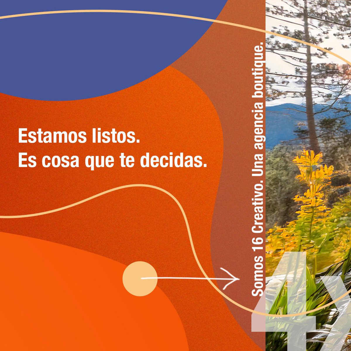 16creativo's tweet photo. 𝐋𝐚 𝐩𝐮𝐛𝐥𝐢𝐜𝐢𝐝𝐚𝐝 𝐡𝐚 𝐜𝐚𝐦𝐛𝐢𝐚𝐝𝐨 𝐩𝐚𝐫𝐚 𝐬𝐢𝐞𝐦𝐩𝐫𝐞.
𝐇𝐚𝐛𝐥𝐞𝐦𝐨𝐬 𝐝𝐞 𝐭𝐮 𝐩𝐫𝐨́𝐱𝐢𝐦𝐨 𝐜𝐚𝐩𝐢́𝐭𝐮𝐥𝐨.

#marketing #branding #creatividad #producción #estrategia #16creativo https://t.co/wpvVBLdiLP