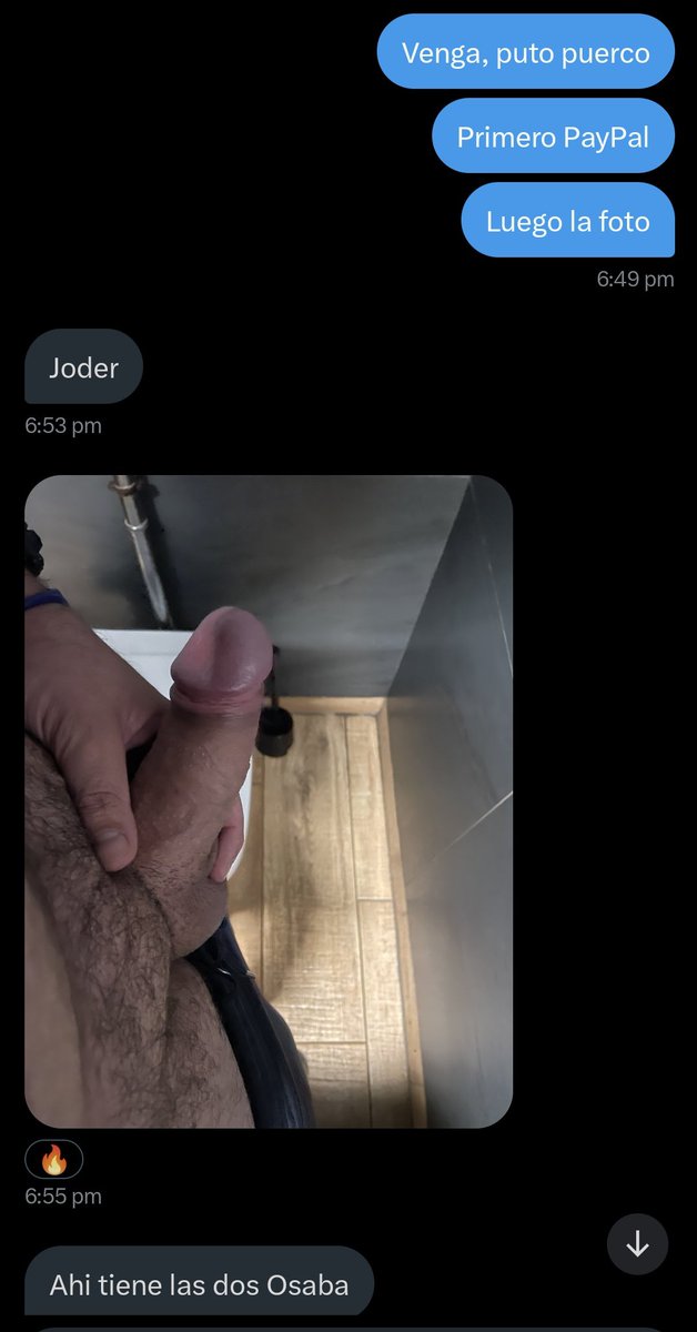 Como le vi cachondo, decidí aprovecharme de él y ponerle más puerco a base de insultos y ordenarle que me mandase una foto de su rabo 🤑💸🐷🥵🍆

👇🏻Sigue

#findom #cashmaster <a href="/SpanishProm/">SpanishMasters</a> <a href="/PromoSpanish/">SpanishAlpha's_RT ( 2 K )</a> <a href="/Subforsubs1/">That Sub</a> <a href="/BDSMPromocion/">BDSM Promo en español</a> <a href="/PromoRTpig/">Promo&RT Pig</a> <a href="/RTBoy_/">RTBoy_</a>