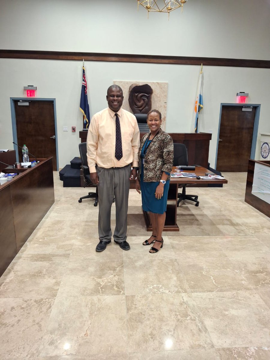 Thrilled to meet my Howard Uni. brother, Dep. Governor Anguilla, Hon. Perin Bradley @ the Anguilla Post Election Seminar.  We exchanged thoughts on the legislative process, oversight, scrutiny and accountability measures.  #Bisons r all over!
<a href="/HowardU/">Howard University</a>
<a href="/CPA_UK/">Commonwealth Parliamentary Association UK</a>
<a href="/CPA_Secretariat/">Commonwealth Parliamentary Association (CPA) HQ</a>