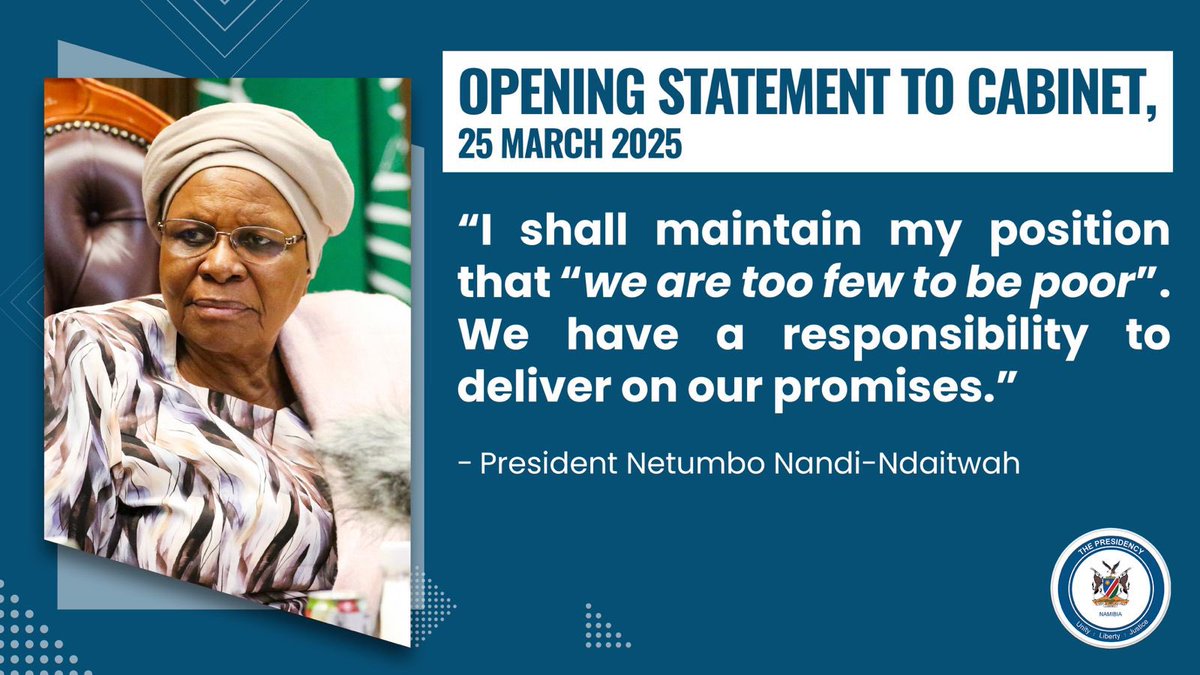 Namibian Presidency (@nampresidency) on Twitter photo 
