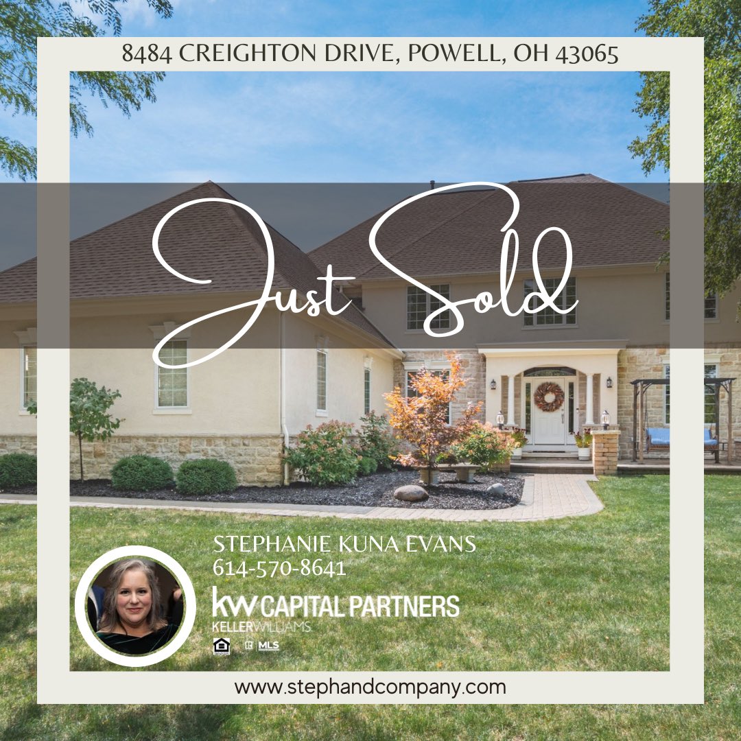 StephAndCo_'s tweet image. 🚨 #JUSTSOLD in #WedgewoodParkEstates!!!🚨

8484 Creighton Dr, Powell
$1,185,000

👉6 beds, 4.5 baths
👉4266 sq ft ⬆️ grade
👉2112 sq ft ⬇️ grade w/walkup &amp;amp; 2 egress windows

614-570-8641

#realtor #stephandcompany #asseenincolumbus #siliconheartland #siliconheartlandrealtor