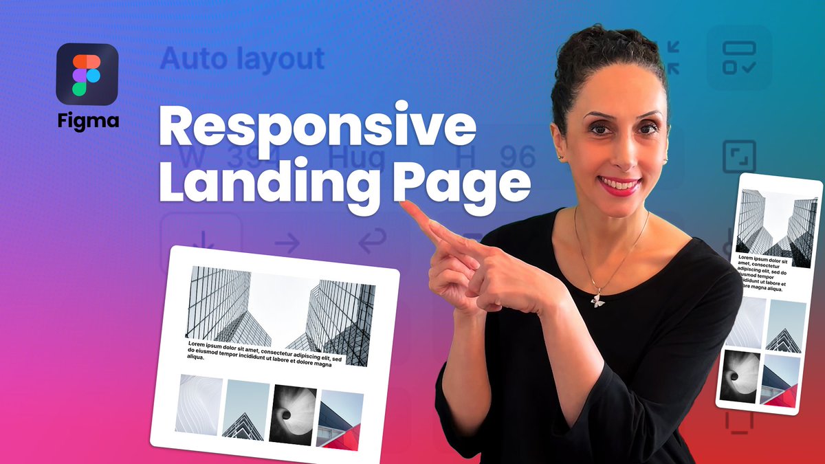 YaldaAnsari's tweet image. 🚀Just dropped a new Figma tutorial! Learn to create a responsive landing page with Auto Layout—it’s a must-have skill made easy! Watch now, try it out, and share your designs with #FigmaTutorials.
Let’s elevate and create! 🎨