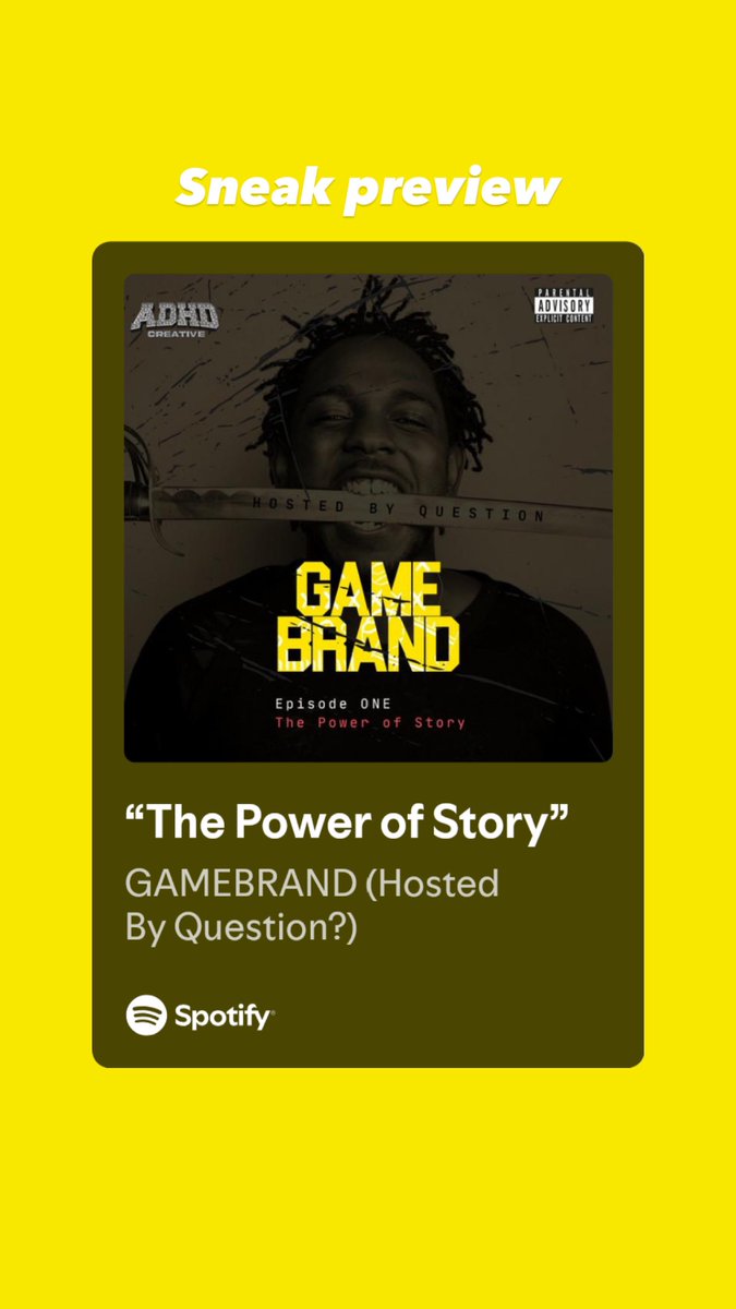 Question210's tweet photo. YOU ever wondered why your BRAND doesn’t connect? Especially when you know it should? Listen to my new podcast “GameBrand” and see if YOU can take the Game and elevate. #TenBrandCommandments https://t.co/Oq021LLlCl