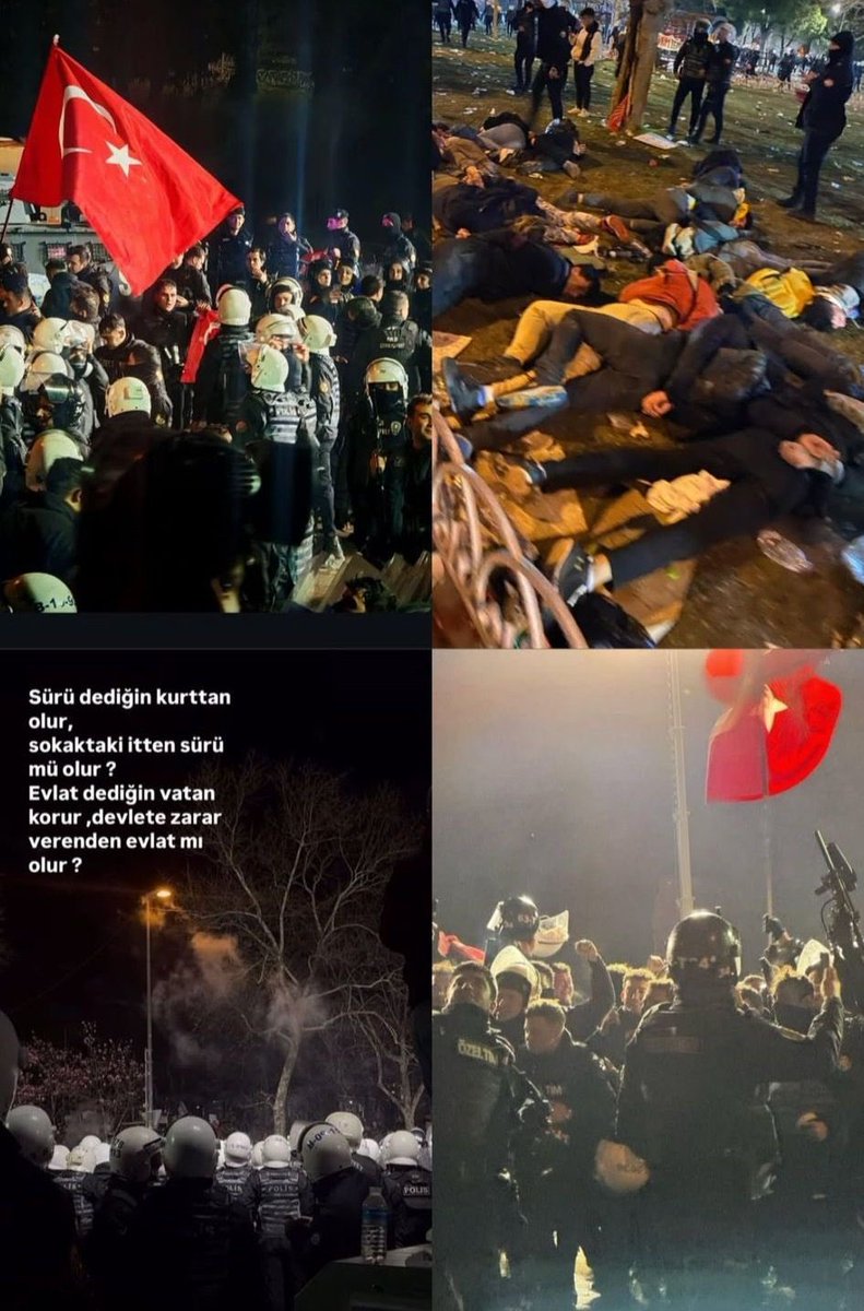 Sürü dediğin kurttan olur,
Sokaktaki itten sürü mü olur,
Evlat dediğin vatan korur,
Devlete zarar verenden evlat mı olur?