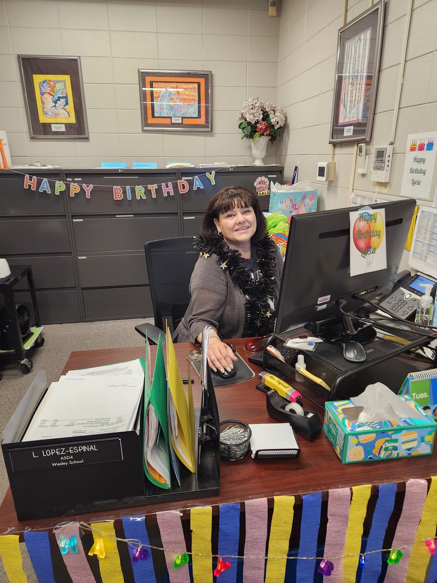 Happy birthday to Wesley's amazing admin assistant, Mrs. Espinal!
#Wild4Wesley#ASD4ALL