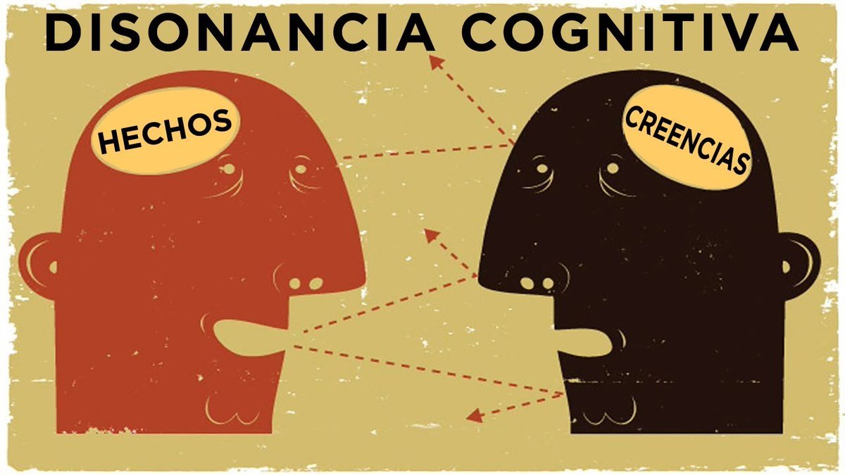 Experto en Igualdad (@expertoigualdad) on Twitter photo <a href="/EricconC/">Eric con C</a> Se llama disonancia cognitiva. Se encuentran con una verdad que choca con una creencia que tienen muy arraigada y eso les hace sentirse atacados. Ante eso algunos bloquean y otros insultan. <a href="/EricconC/">Eric con C</a> Se llama disonancia cognitiva. Se encuentran con una verdad que choca con una creencia que tienen muy arraigada y eso les hace sentirse atacados. Ante eso algunos bloquean y otros insultan.