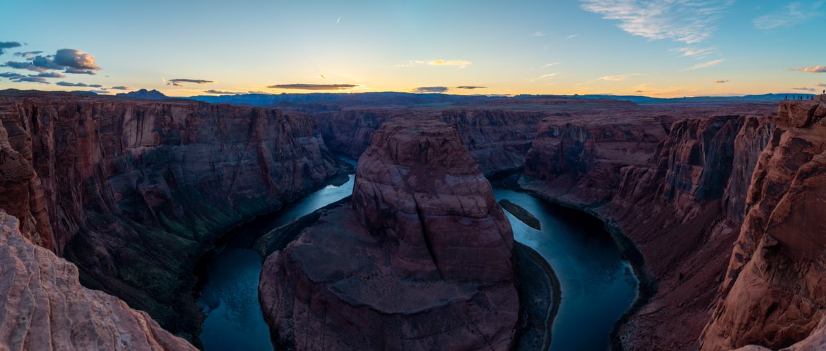 I took a panorama at Horseshoe Bend in Page Arizona