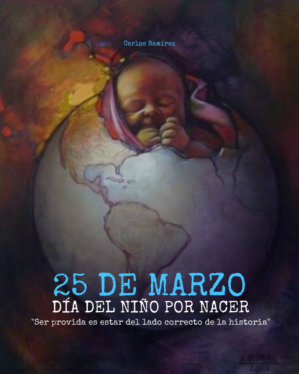 En la conmemoración del día del niño por nacer, recordemos a todos los seres humanos en gestación, que han sido exterminados por una ideología sin sentido. El aborto es la gran tragedia de nuestra generación.