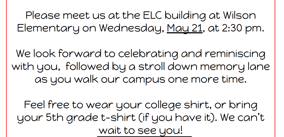 Wilson Elementary tweet media