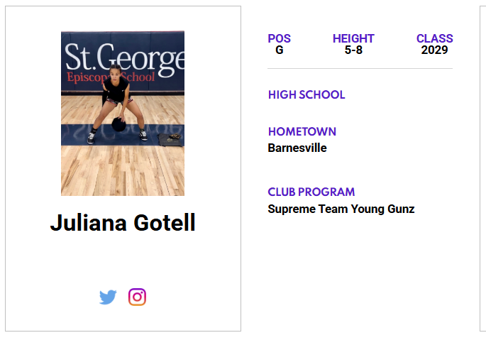 Georgia Jr. All-Star GBB (@jrallstarga) on Twitter photo Check out Juliana Gotell's (<a href="/BabygoatJ/">Juliana Gotell</a>) ππΌππππΎππππ πππΌπππ πππππππ! ‡οΈ
jrallstar.com/maxrecruit/maxβ¦
Start building your profile now at jrallstar.com/maxrecruit! Check out Juliana Gotell's (<a href="/BabygoatJ/">Juliana Gotell</a>) ππΌππππΎππππ πππΌπππ πππππππ! ‡οΈ
jrallstar.com/maxrecruit/maxβ¦
Start building your profile now at jrallstar.com/maxrecruit!