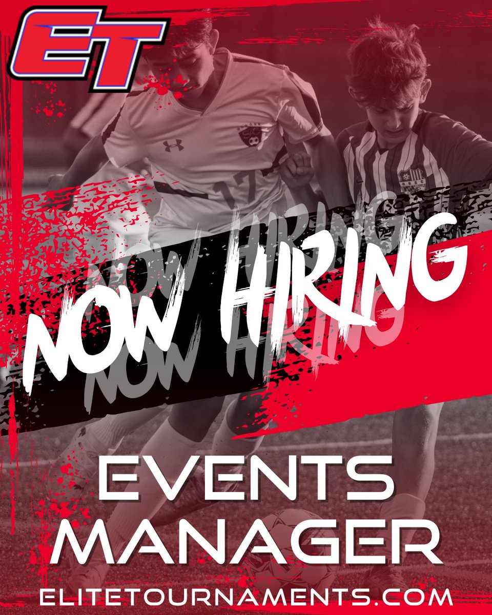 We're hiring an Events Manager! Help plan &amp; execute Elite Tournaments events and manage partnerships. Apply now: bit.ly/4iIkeuo