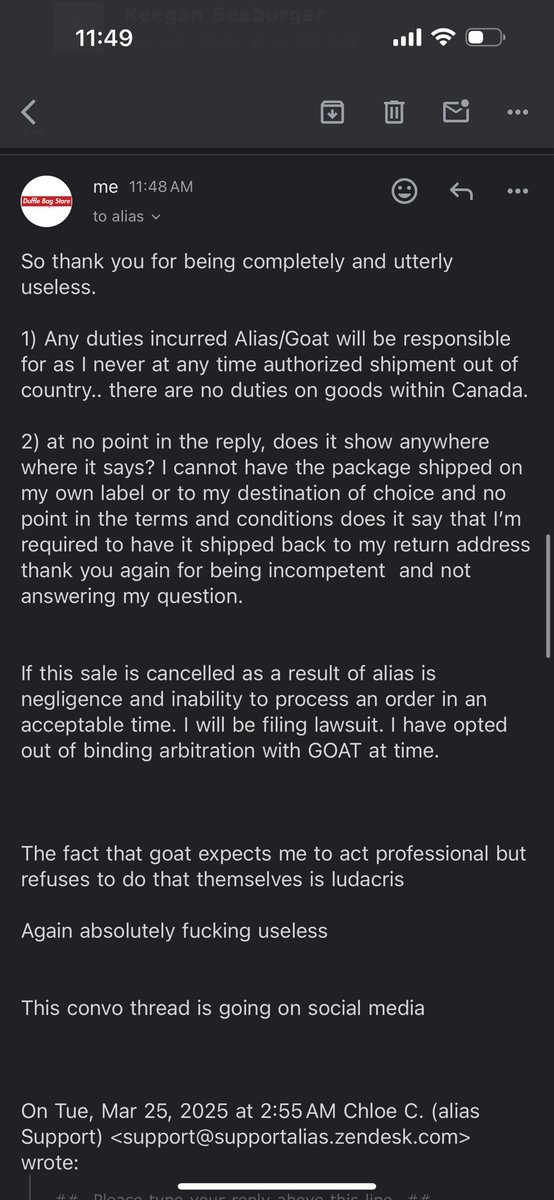 Duffle Bag Store tweet media