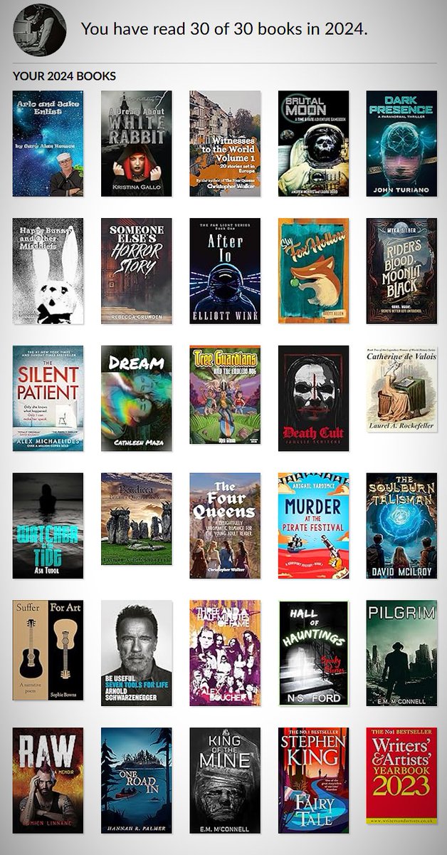 Every book I read and reviewed last year - shout out to these awesome authors for keeping me reading and keeping me going! 

You'll find my full list of reviews below