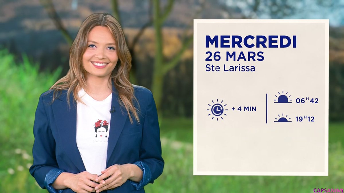 ☀️ <a href="/Gennifer_Demey/">Gennifer Demey</a> aujourd'hui pour la Météo sur M6