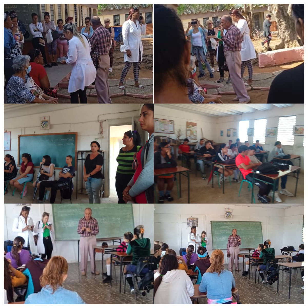 FleitasHum56421's tweet image. Se realiza audiencia pública sobre el consumo de droga en el Institución educativa Constructores del 2000 de #MajaguaUnida, como parte del II Ejercicio Nacional sobre la prevención y enfrentamiento al delito. #PoderPoder #UnidasXCuba #CiegoEn26