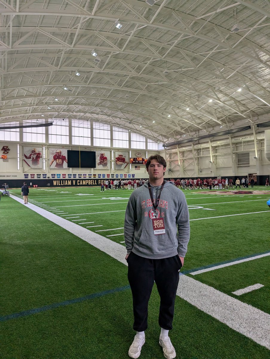 Benjamin Walker (@benwalker16i4) on Twitter photo Thank you <a href="/Coach_JDiBiaso/">Jonathan DiBiaso</a> for the opportunity to watch a <a href="/Bostoncollegefb/">Boston College FB</a> practice!! I had a great time and hope to be back soon.
<a href="/stsebsfootball/">St. Sebs Football</a> <a href="/CoachChaim_BAT/">Boston Athletic Training (BAT)</a> <a href="/CoachBurkeSebs/">Dan Burke</a> <a href="/ExceedSPF/">Exceed SPF</a> Thank you <a href="/Coach_JDiBiaso/">Jonathan DiBiaso</a> for the opportunity to watch a <a href="/Bostoncollegefb/">Boston College FB</a> practice!! I had a great time and hope to be back soon.
<a href="/stsebsfootball/">St. Sebs Football</a> <a href="/CoachChaim_BAT/">Boston Athletic Training (BAT)</a> <a href="/CoachBurkeSebs/">Dan Burke</a> <a href="/ExceedSPF/">Exceed SPF</a>