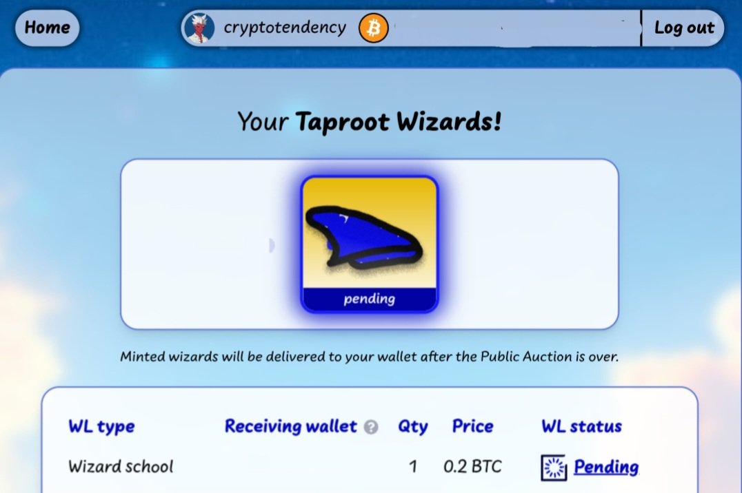 It's time for some magic 🪄 ✨ 
<a href="/TaprootWizards/">Taproot Wizards</a>