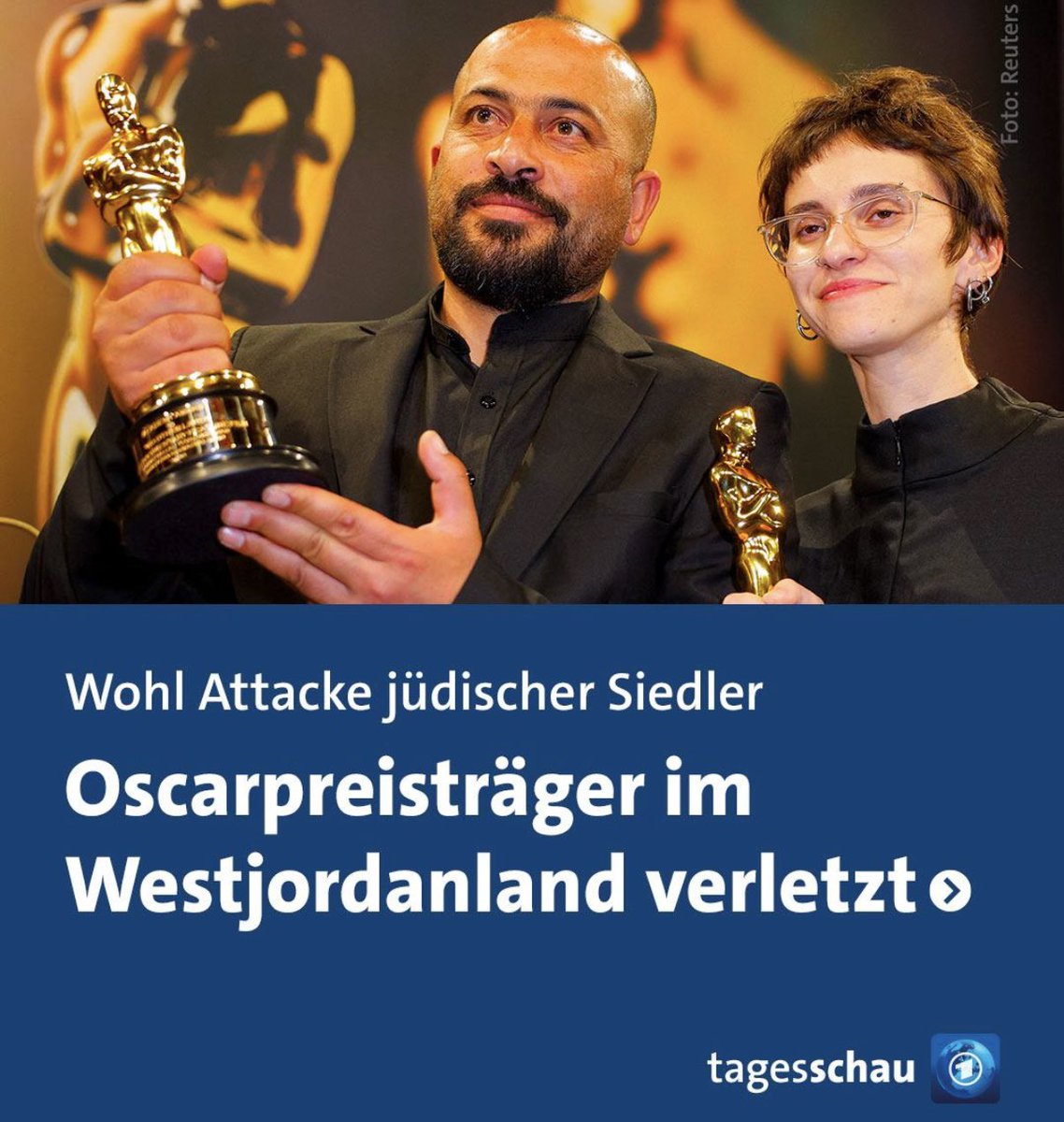 „WOHL eine Attacke jüdischer Siedler“ – ein zynisches Beispiel dafür, wie deutsche Medien mit sprachlichen Verrenkungen die brutale, skrupellose Gewalt gegen Palästinenser verharmlosen, anstatt sie unmissverständlich und ohne Umschweife beim Namen zu nennen.