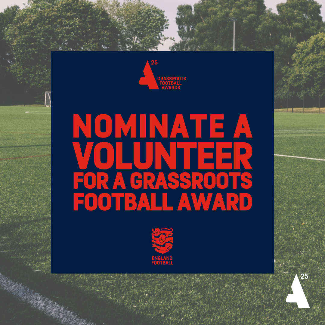 Who’s standing out for you? 🦸⚽

Send a big smile to a volunteer by nominating them for a Grassroots Football Award. They’ll thank you for thanking them. 😊

🔗 grassroots.englandfootballawards.co.uk