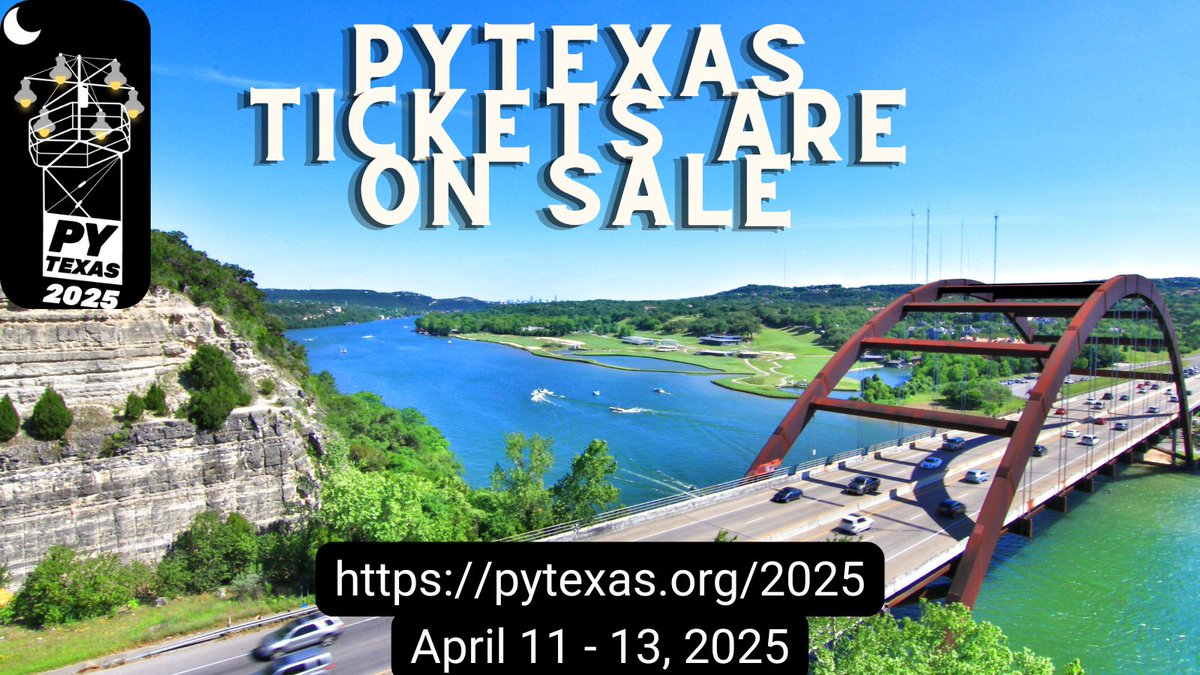 pytexas's tweet image. We're quickly approaching the #PyTexas Conference and if you're looking to attend get your tickets now because based on current sales patterns we WILL SELL OUT!
Info below! ⬇️
#python
#pythonconference
#atx