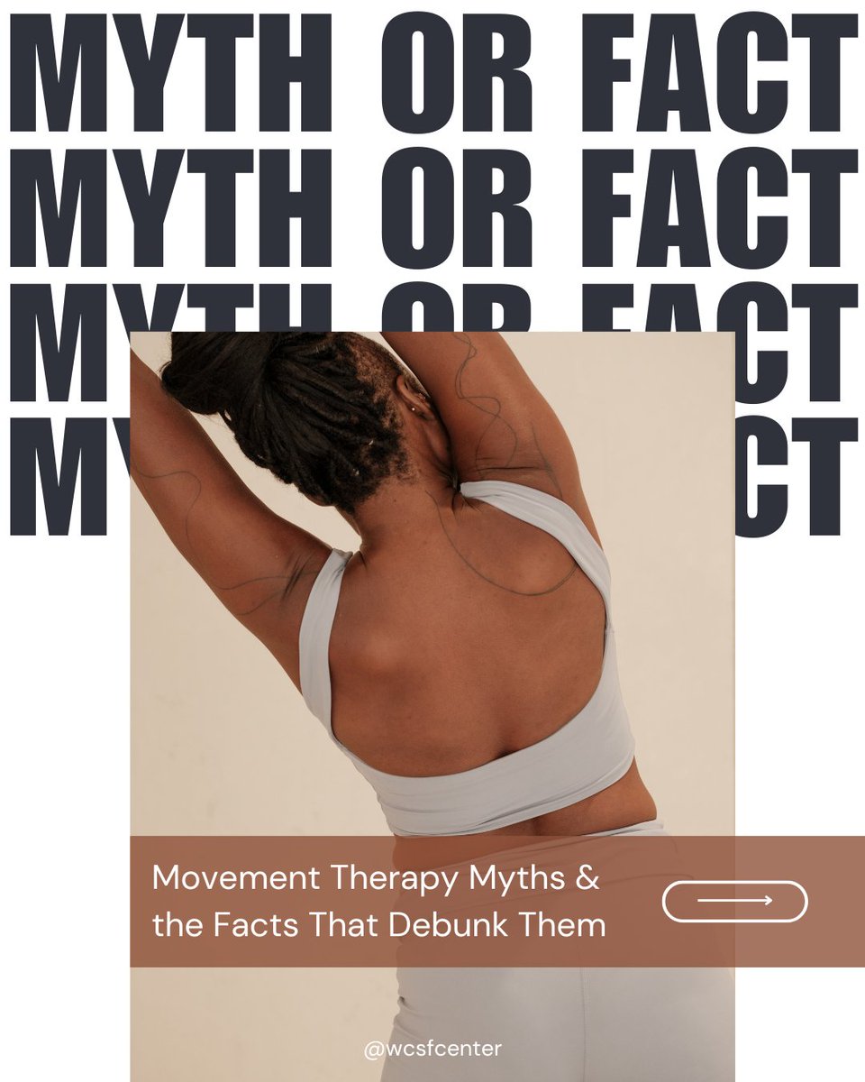 WCSFCenter's tweet image. We're setting the record straight! #Movementtherapy #myths and the facts that debunk them!⁠
⁠
• Join our movement therapy #membership! Terms apply!

Call today at 310-327-1325

#Wellness #MonthlyMembership #Health #Movement #WCSFCenter #CarsonCA