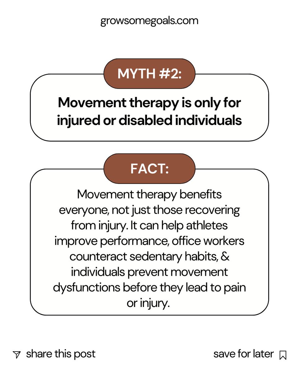 WCSFCenter's tweet image. We're setting the record straight! #Movementtherapy #myths and the facts that debunk them!⁠
⁠
• Join our movement therapy #membership! Terms apply!

Call today at 310-327-1325

#Wellness #MonthlyMembership #Health #Movement #WCSFCenter #CarsonCA