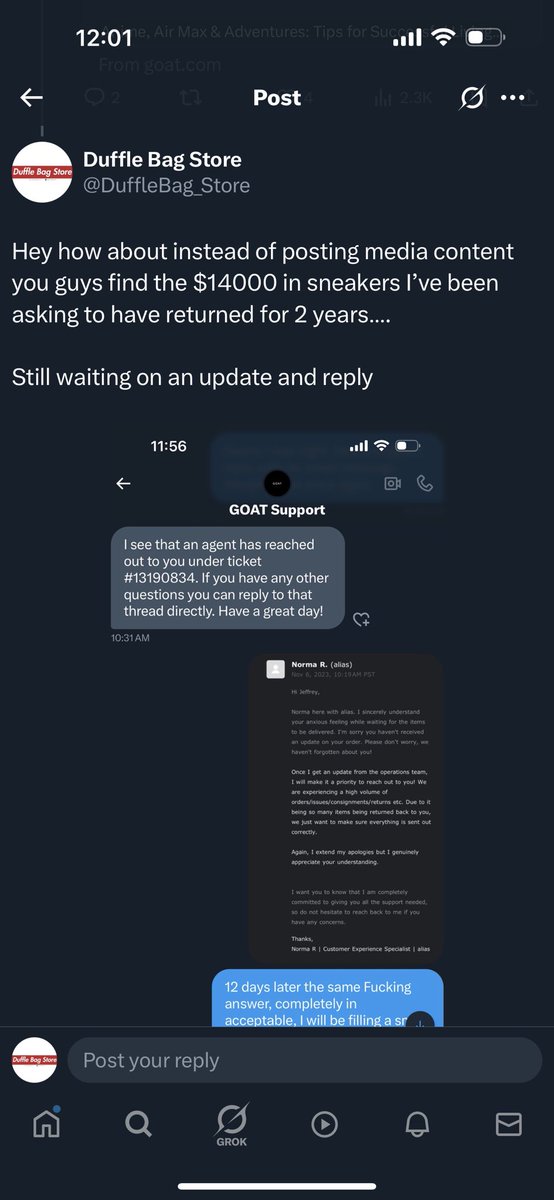 Duffle Bag Store tweet media