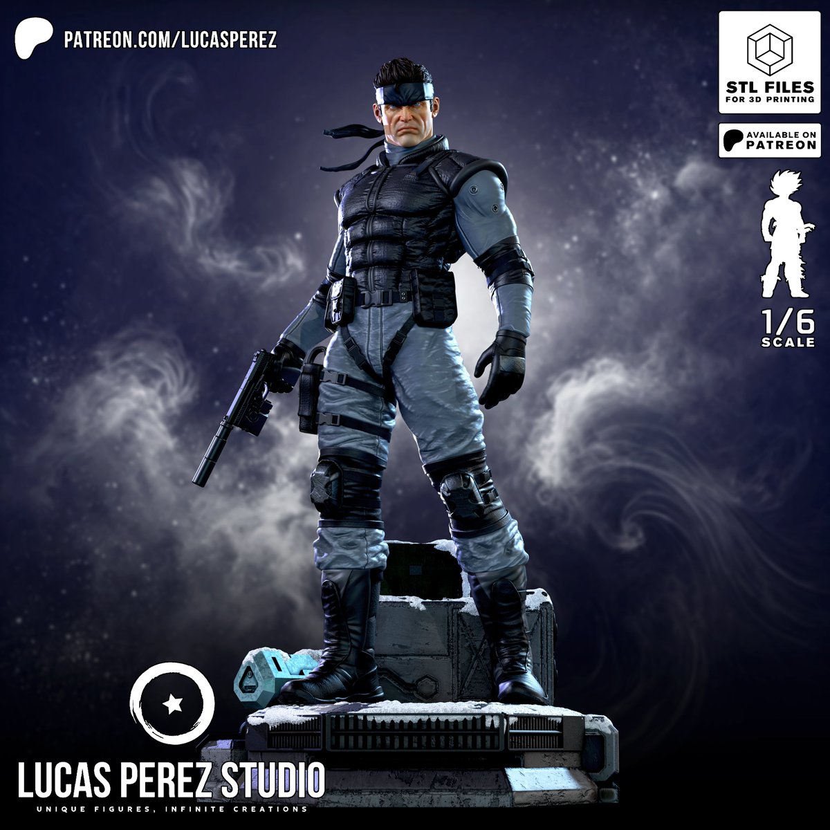 Hemos estado malitos.

Vamos un ratito para dentro a pintar a Solid Snake
kick.com/nano-astur