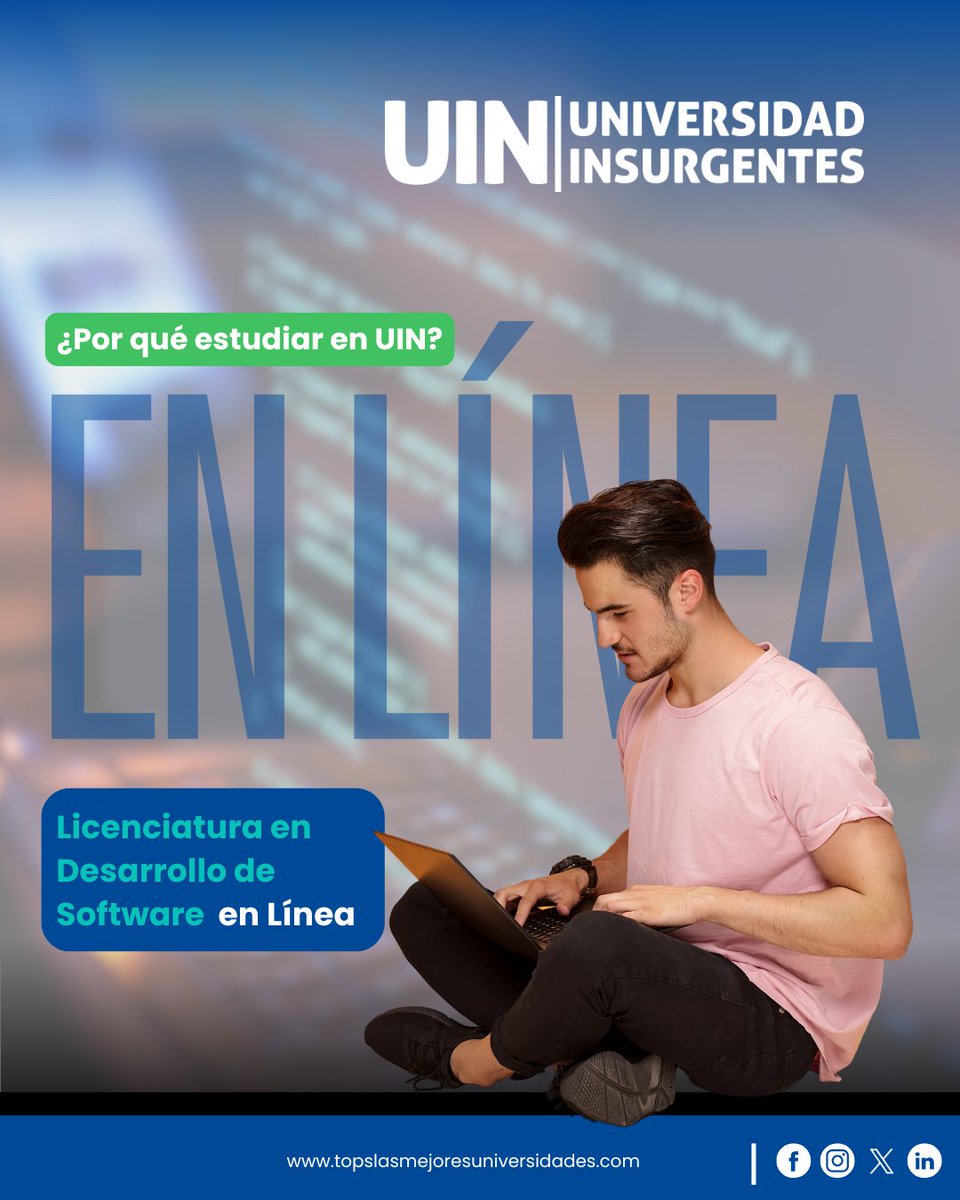 UniTopsMexico's tweet image. 💻🚀 Crea, innova y programa tu futuro con la Licenciatura en Desarrollo de Software en Línea. Aprende a construir soluciones tecnológicas desde cualquier lugar y a tu propio ritmo.  🌍✨

f.mtr.cool/ohithhzscx

#SomosUnoSomosUIN #DesarrolloDeSoftware #EstudiaEnLínea