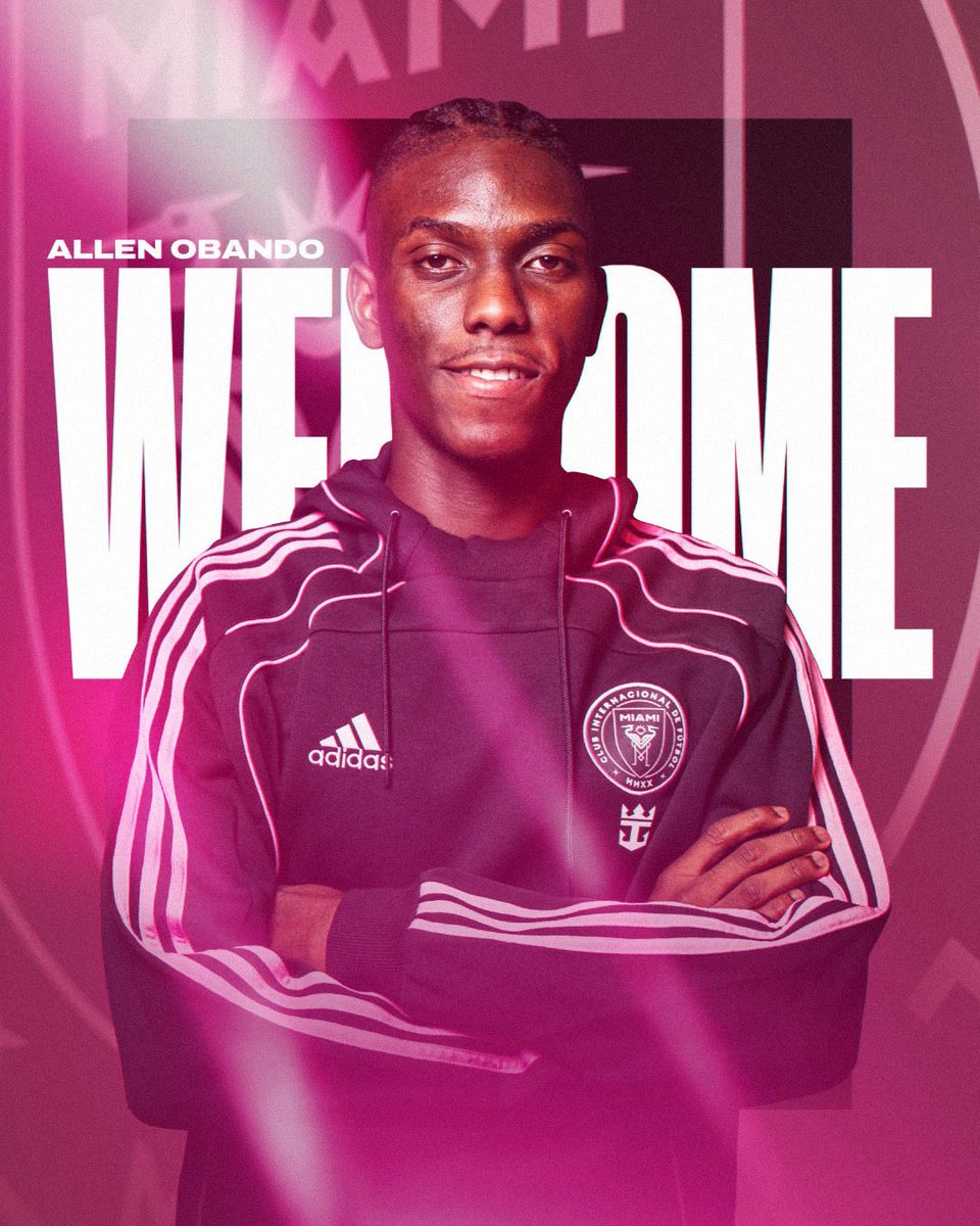 Inter Miami CF (@intermiamicf) on Twitter photo Bienvenido al equipo, Allen 🇪🇨✨
We’ve signed Obando from <a href="/BarcelonaSC/">BARCELONA S.C.</a> on loan through the 2025 season.
Read more here: intermiamicf.co/Obando Bienvenido al equipo, Allen 🇪🇨✨
We’ve signed Obando from <a href="/BarcelonaSC/">BARCELONA S.C.</a> on loan through the 2025 season.
Read more here: intermiamicf.co/Obando
