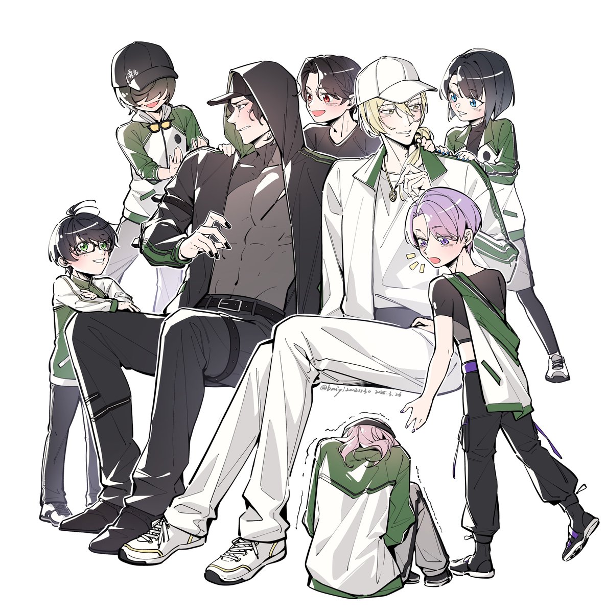 baiyi20021130's tweet image. ⚠️幼体化注意⚠️
江派幼儿园👶