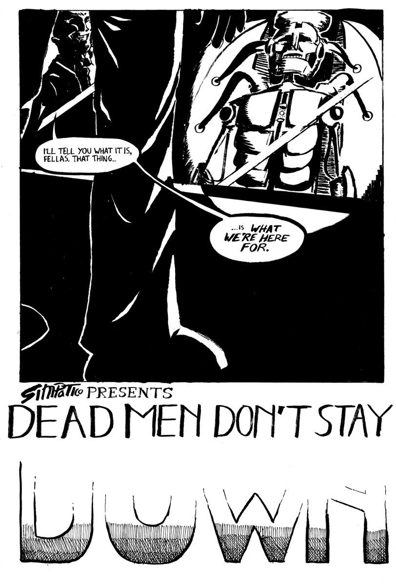 hankmodular's tweet photo. im still not on this site, but i cant resist posting this: these are the first four pages of my new comic, SIMPATICO. you know where to find out more https://t.co/whK115dWou