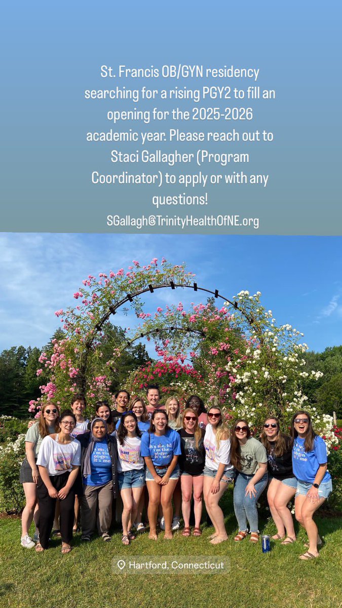 OB/GYN PGY2 residency position available! Check out this graphic for more information about how to apply to the St. Francis residency program.