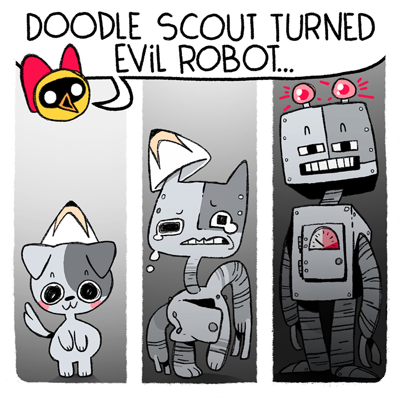 Things are getting a little weird in recent comic updates...