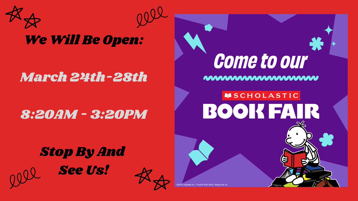 LibraryODMS's tweet image. Book Fair Will Be Open Tonight, March 25th, for Spring Parent Night! (5:30PM-7:00PM)  See You There! @ODMSMustangs @Alief_Libraries