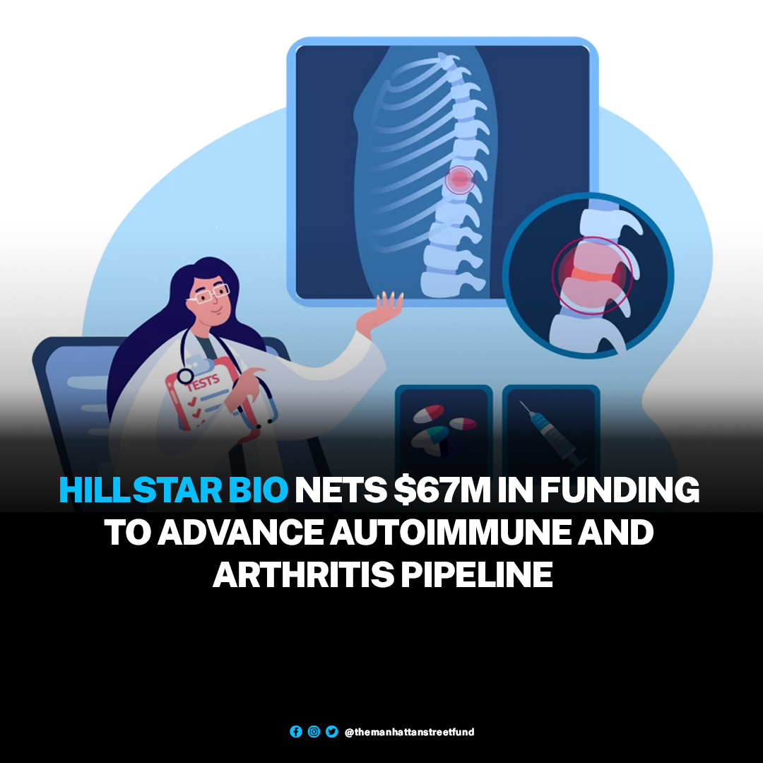 Hillstar Bio, a Boston, MA-based biotechnology company focused on developing immunology therapies for autoimmune diseases, raised $67M in funding. 

#HillstarBio #BiotechFunding #AutoimmuneDiseases