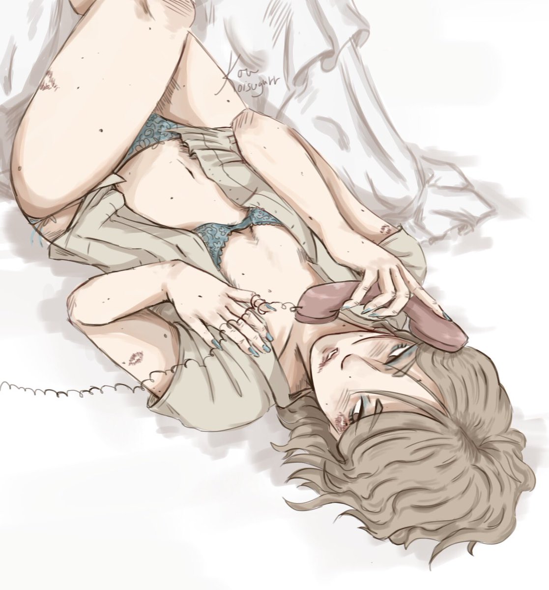 actually colored this fem suga sooner than i thought i would #haikyuu #sugawara #haikyuutimeskip