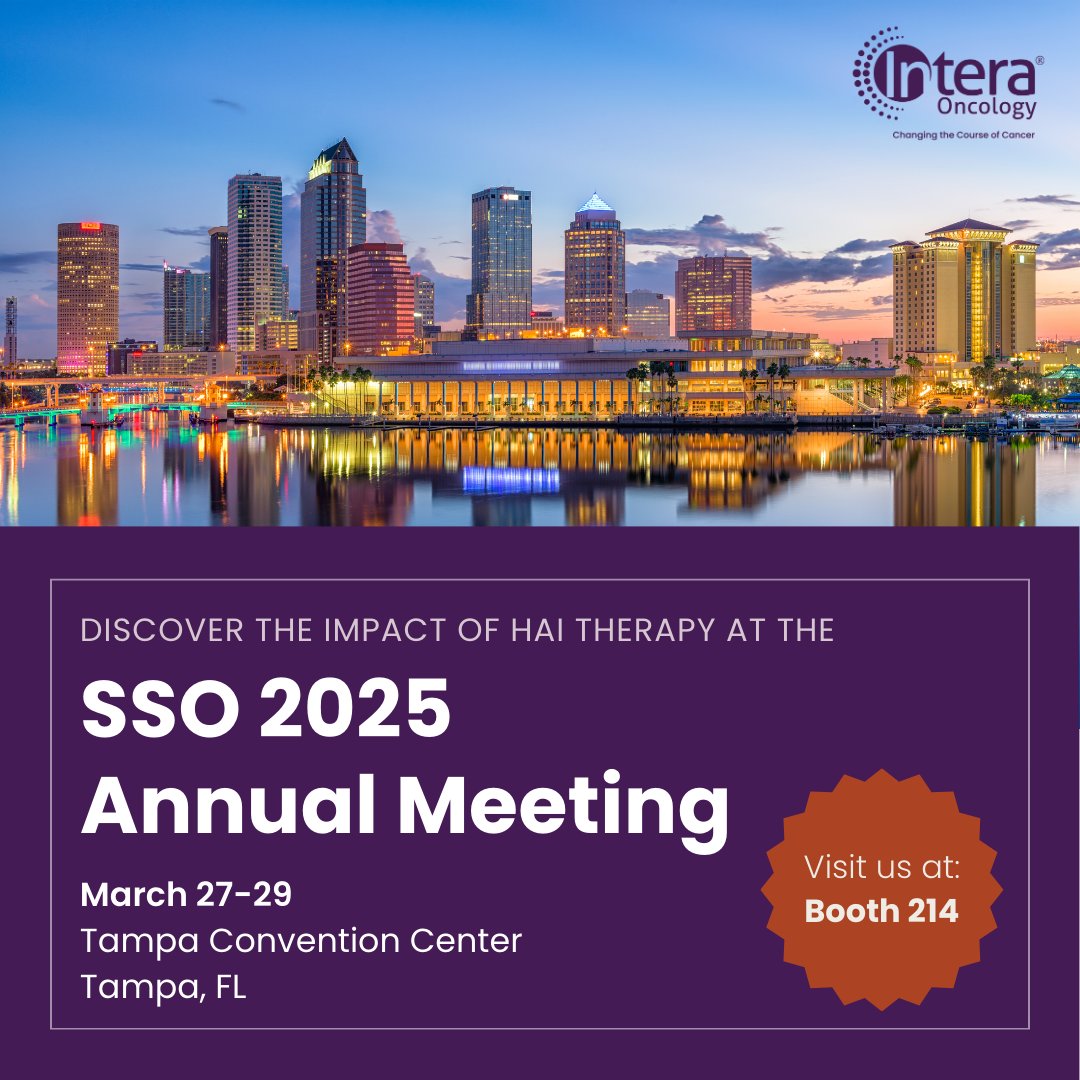 Intera Oncology (@interaoncology) on Twitter photo Discover the impact of #HAItherapy at <a href="/SocSurgOnc/">Society of Surgical Oncology</a>'s 2025 Annual Meeting this week in Tampa. Learn more about HAI therapy: buff.ly/4aQT8Ob
#HepaticArteryInfusion #HAIpump Discover the impact of #HAItherapy at <a href="/SocSurgOnc/">Society of Surgical Oncology</a>'s 2025 Annual Meeting this week in Tampa. Learn more about HAI therapy: buff.ly/4aQT8Ob
#HepaticArteryInfusion #HAIpump