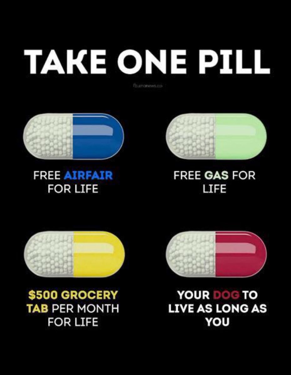 Which pill you poppin??