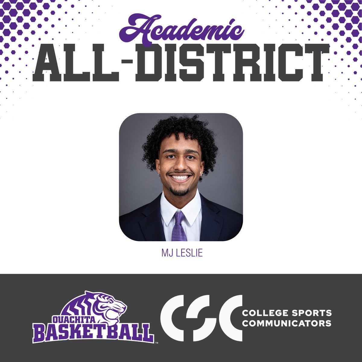 Congrats to MJ for earning his second straight academic all-district honor!

 bit.ly/4c4Arri | #TigerFamily🐅 | #BringYourRoar🐅