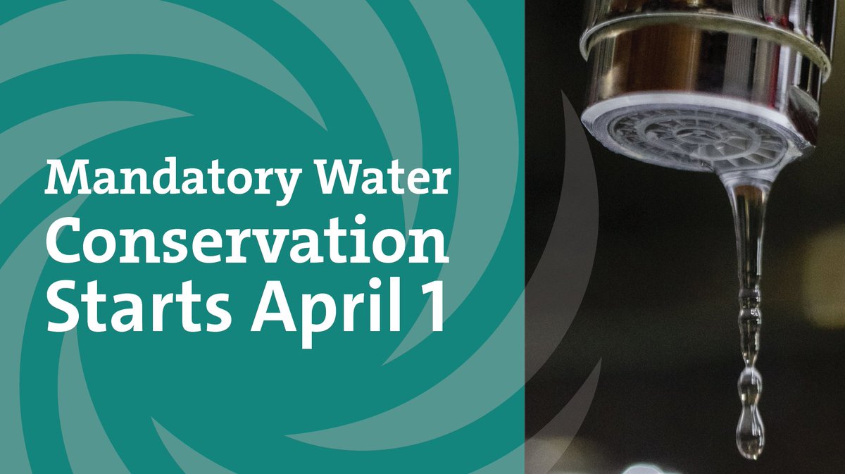 It seems strange with snow still on the ground, but water conservation starts on April 1. Our aquifer can take years to refill, so we conserve water even if we’ve had some snow. Learn how we plan for growth and why snow doesn't end water conservation here: loom.ly/RloJ_FU