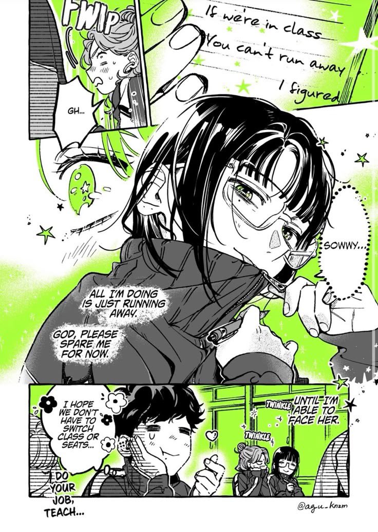 i love rereading tgswiiwagaa and seeing aya go all gay panic over