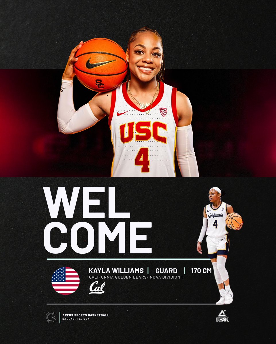 AreusSports's tweet photo. Areus Sports is proud to welcome guard Kayla Williams to #TeamAreus! 🏀🇺🇸

#NewClient #Welcome #SkyIsTheLimit #TheJourney #ProBasketball #USA #californiagoldenbears https://t.co/5a9NdZwicj
