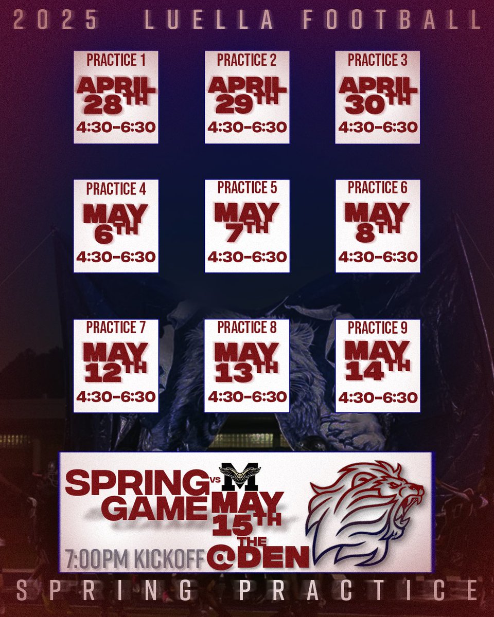 Almost that time‼️ College coaches make sure you stop by The Lue this spring. 
#BAD
#T2TL