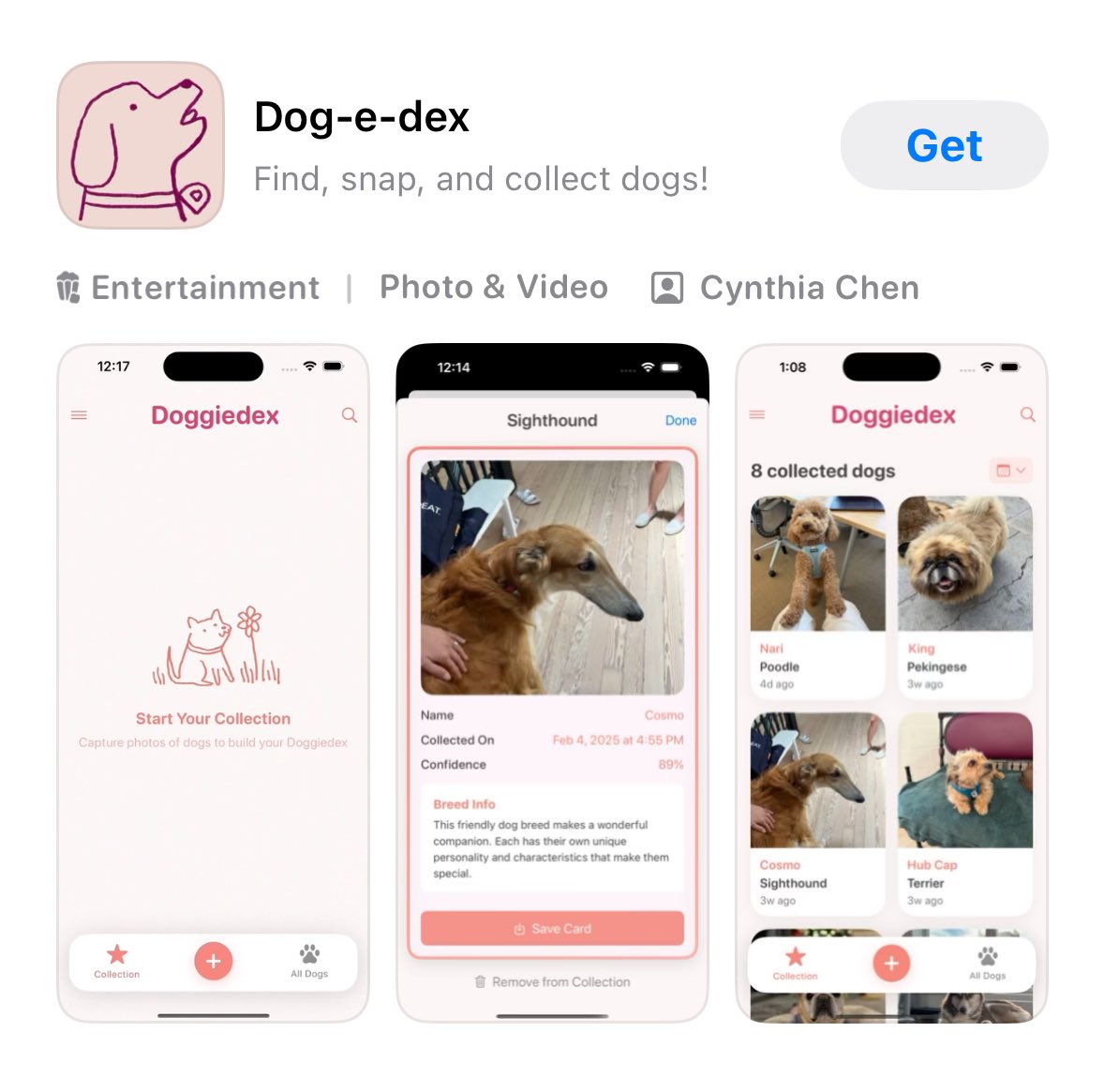 yescynfria's tweet image. 🐶 DOGEDEX IS ON THE APP STORE 🐶

 apps.apple.com/us/app/dog-e-d…

Ty @AnthropicAI for making my vibe coding dreams come true!!!